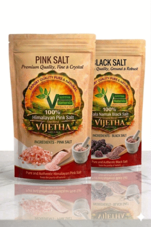 Pink Salt (50gm) + Black Salt (50gm)