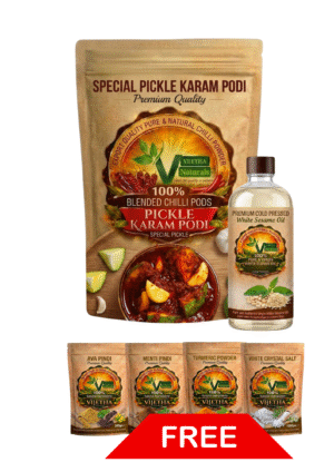 Special Pickle Karam 1kg + Sesame Oil 500ml + Avakai Add-ons